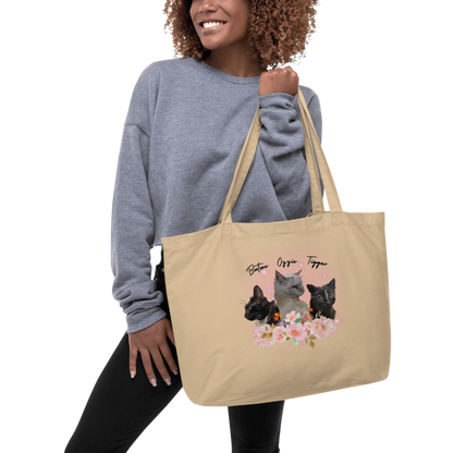 Large Personalized Tote Bag