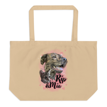 Large Personalized Tote Bag